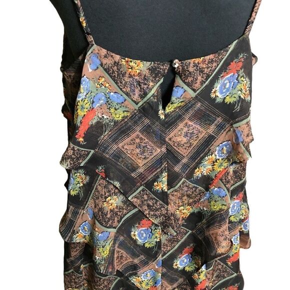 Free People Ruffled Daisy Chain Mini Dress - Women’s 12 - Picture 3 of 6